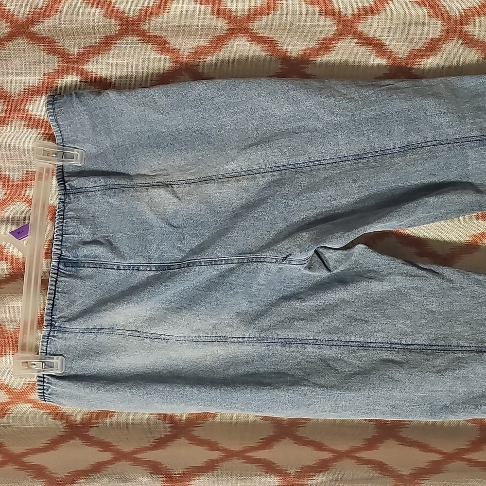 Women's Blue Flared Jeans - Picture 7 of 7